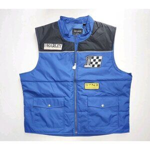 Harley-Davidson® Men's #1 Victory Zip Poly Fill Nylon Vest